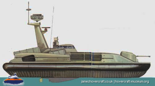 Vosper-Thornycroft VT1 diagrams -  (credit: The <a href='http://www.hovercraft-museum.org/' target='_blank'>Hovercraft Museum Trust</a>).